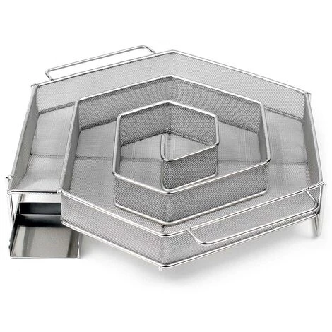 WILTEC Serpentin Générateur De Fumée Froide 20,5x20x5cm Fumaison Fumoir Acier Fin Accessoires BBQ Smoker 2 WILTEC Serpentin Générateur De Fumée Froide 20,5x20x5cm Fumaison Fumoir Acier Fin Accessoires BBQ Smoker – Image 2