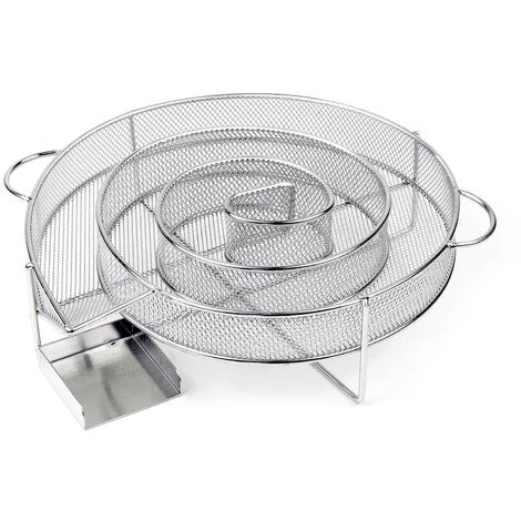 WILTEC Générateur De Fumée Froide Spirale Ø16cm Fumaison Fumoir Acier Fin Accessoires BBQ Smoker 1 WILTEC Générateur De Fumée Froide Spirale Ø16cm Fumaison Fumoir Acier Fin Accessoires BBQ Smoker