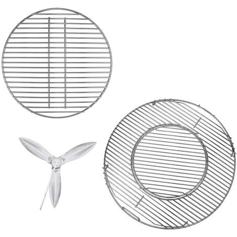 GFTIME Grille De Cuisson, Grille De Charbon De Bois Et Kit De Nettoyage Pour Le Gril à Charbon De Bois Weber 57CM 1 GFTIME Grille De Cuisson, Grille De Charbon De Bois Et Kit De Nettoyage Pour Le Gril à Charbon De Bois Weber 57CM