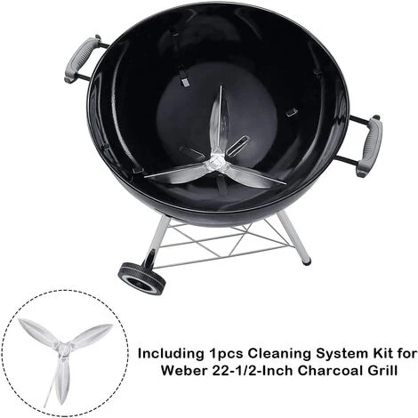 GFTIME Grille De Cuisson, Grille De Charbon De Bois Et Kit De Nettoyage Pour Le Gril à Charbon De Bois Weber 57CM 5 GFTIME Grille De Cuisson, Grille De Charbon De Bois Et Kit De Nettoyage Pour Le Gril à Charbon De Bois Weber 57CM – Image 5