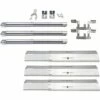 GFTIME Universel Réglable Brûleurs De Gril, Tubes Croisés, Plaques De Diffuseur De Chaleur En Acier Inoxydable Pour Brinkmann 3 Brûleur 810-3330-S, 5 Brûleur 810-3660-S 810-1750-S 810-4580-S 810-2511-S, Lot De 3