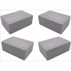 TRIOMPHE TTIO Lot De 4 Bloc Grill Pierre Ponce De Nettoyage Écologique, Réutilisable Griller Pierre Nettoyant Ponce Pour Nettoyer Barbecue Grills Griddles Four Carreaux