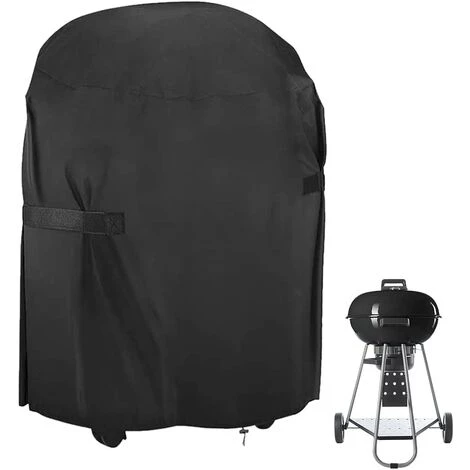 TRIOMPHE TTIO Bâche De Protection Barbecue, Bâche Barbecue Ronde, Protection Barbecue Exterieur, Housse De Barbecue Convient La Plupart Des Grill, 77 X 90 Cm, Noir 5 TRIOMPHE TTIO Bâche De Protection Barbecue, Bâche Barbecue Ronde, Protection Barbecue Exterieur, Housse De Barbecue Convient La Plupart Des Grill, 77 X 90 Cm, Noir – Image 5