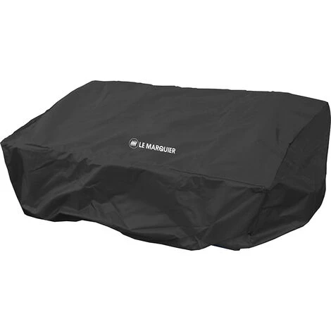 Housse Noire Le Marquier Pour Planchas 60 Cm Avec Couvercle - Noir 2 Housse Noire Le Marquier Pour Planchas 60 Cm Avec Couvercle - Noir – Image 2