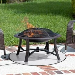 VERSAILLESFR Tapis Ignifuge 91,4 Cm Tapis Barbecue Tapis De Foyer Rond Tapis Coupe-Feu Tapis De Protection Résistant à La Chaleur Coussin De Foyer Pour Jardin, Balcon Ou Terrasse Extérieur 9 VERSAILLESFR Tapis Ignifuge 91,4 Cm Tapis Barbecue Tapis De Foyer Rond Tapis Coupe-Feu Tapis De Protection Résistant à La Chaleur Coussin De Foyer Pour Jardin, Balcon Ou Terrasse Extérieur -Accessoires de barbecue Soldes 41666723 5