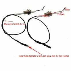 VERSAILLESFR Lot De 2 Allume-feux Piezo Pour Gril à Gaz, Cuisinière, Chauffage, Grill, Bouton Poussoir Avec électrode Universelle Filetée En Céramique - 30 Cm 9 VERSAILLESFR Lot De 2 Allume-feux Piezo Pour Gril à Gaz, Cuisinière, Chauffage, Grill, Bouton Poussoir Avec électrode Universelle Filetée En Céramique - 30 Cm -Accessoires de barbecue Soldes 41666738 5