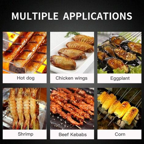 VERSAILLESFR BBQ Marshmallow Brochette De 8 Télescopage Rotation Extensible Smores Brochettes & Hot Dog Fourchette 32 Cm Enfants Au Camping Feu Feu Accessoires, 8-Piece 5 VERSAILLESFR BBQ Marshmallow Brochette De 8 Télescopage Rotation Extensible Smores Brochettes & Hot Dog Fourchette 32 Cm Enfants Au Camping Feu Feu Accessoires, 8-Piece – Image 5