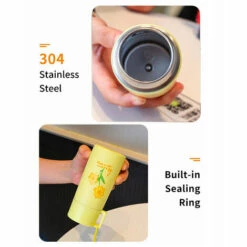 HAPPYSHOPPING 150 Ml Mini Tasse Thermos Bouteille D'eau Thermique Avec Sangle Bouteille D'eau Portable Etanche Aux Fuites En Acier Inoxydable Flacons Sous Vide Bouteille Pour Voyage En Plein Air Gym Fitness, Modele: Jaune - Modele:Jaune 9 HAPPYSHOPPING 150 Ml Mini Tasse Thermos Bouteille D'eau Thermique Avec Sangle Bouteille D'eau Portable Etanche Aux Fuites En Acier Inoxydable Flacons Sous Vide Bouteille Pour Voyage En Plein Air Gym Fitness, Modele: Jaune - Modele:Jaune -Accessoires de barbecue Soldes 42056886 5