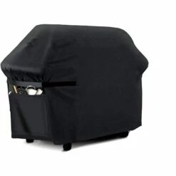 TANABATA Housse Barbecue Gaz,Housse De Protection Plancha 210D Etanche,Housse De Protection Pour Barbecue XL Sangle Ajustable,Convient La Plupart Des Grill (145 * 61 * 117cm)