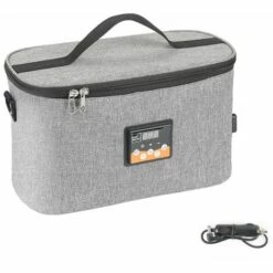 HAPPYSHOPPING Four Portable 12V Rechauffeur De Nourriture De Voiture Mini Four Personnel Avec Affichage Numerique Temperature Preregle 8L Boite A Lunch Chauffage De Voiture Electrique Pour Road Trip Camping Pique-Nique Sur Le Go Travail De Bureau,modele:Gris 7 HAPPYSHOPPING Four Portable 12V Rechauffeur De Nourriture De Voiture Mini Four Personnel Avec Affichage Numerique Temperature Preregle 8L Boite A Lunch Chauffage De Voiture Electrique Pour Road Trip Camping Pique-Nique Sur Le Go Travail De Bureau,modele:Gris -Accessoires de barbecue Soldes 42092351 3