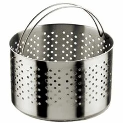 Panier à Linge Haut Perforé Pour Casserole 21Cmø En Acier Inoxydable Inox Inoxibar 50211