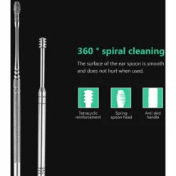HAPPYSHOPPING 6pcs Ear Pick Set En Acier Inoxydable Earpick Cire D'oreille Curette Remover Oreille Cleaner Cuillere Spirale Oreille Nettoyer Outil Avec CaseSilver 6PCS, Modele: Silver 6PCS - Modele:Argent 6PCS 7 HAPPYSHOPPING 6pcs Ear Pick Set En Acier Inoxydable Earpick Cire D'oreille Curette Remover Oreille Cleaner Cuillere Spirale Oreille Nettoyer Outil Avec CaseSilver 6PCS, Modele: Silver 6PCS - Modele:Argent 6PCS -Accessoires de barbecue Soldes 42450414 3