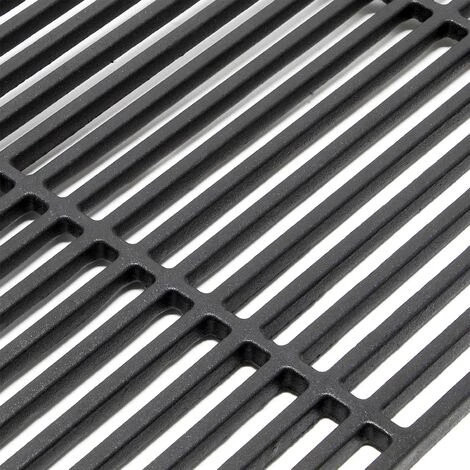 WILTEC Grille De Barbecue En Fonte Carrée 45 X 35 Cm Massive Barbecue à Charbon De Bois /à Gaz 2 WILTEC Grille De Barbecue En Fonte Carrée 45 X 35 Cm Massive Barbecue à Charbon De Bois /à Gaz – Image 2