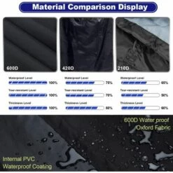 Housse Barbecue, 600D Imperméable Double Couche Avec Boucle Fixe Bilatérale Réglable GrooFoo (80*66*100cm) 7 Housse Barbecue, 600D Imperméable Double Couche Avec Boucle Fixe Bilatérale Réglable GrooFoo (80*66*100cm) -Accessoires de barbecue Soldes 42548306 3