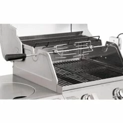 BAMNY 107CM BBQ Tourne Broche En Acier Inoxydable, Set De Broche à Griller, électrique Automatique Rotatif, Avec Moteur 4W 220-240V 50Hz, Certification CE, LFGB 7 BAMNY 107CM BBQ Tourne Broche En Acier Inoxydable, Set De Broche à Griller, électrique Automatique Rotatif, Avec Moteur 4W 220-240V 50Hz, Certification CE, LFGB -Accessoires de barbecue Soldes 42678074 3