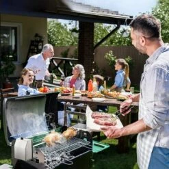 BAMNY BBQ Tourne Broche En Acier Inoxydable, Set De Broche à Griller, électrique Automatique Rotatif, Avec Moteur 4W 220-240V 50Hz, Certification CE, LFGB 7 BAMNY BBQ Tourne Broche En Acier Inoxydable, Set De Broche à Griller, électrique Automatique Rotatif, Avec Moteur 4W 220-240V 50Hz, Certification CE, LFGB -Accessoires de barbecue Soldes 42685152 3