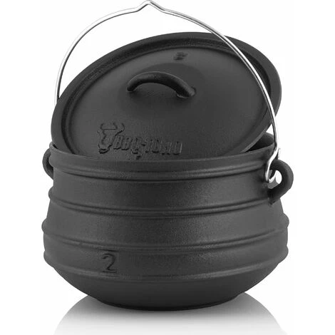 BBQ-Toro Potjie #2 | 6 Litres | Chaudron De Sorcière En Fonte | Pot De Cuisson 1 BBQ-Toro Potjie #2 | 6 Litres | Chaudron De Sorcière En Fonte | Pot De Cuisson