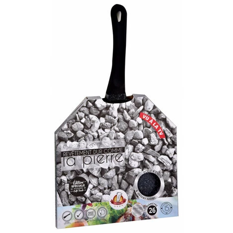 NO-NAME Venteo - KitchenPro - Pôele à Crêpes Poignée Soft-Touch - Revêtement Antiadhésif - Diamètre De 26cm 2 NO-NAME Venteo - KitchenPro - Pôele à Crêpes Poignée Soft-Touch - Revêtement Antiadhésif - Diamètre De 26cm – Image 2