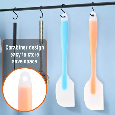 MACARON Spatule Silicone , Longue Spatule Cuisine Antiadhésifs Pour Remuer, Cuisine Et Cuisson Au Four, Lot De 2 3 MACARON Spatule Silicone , Longue Spatule Cuisine Antiadhésifs Pour Remuer, Cuisine Et Cuisson Au Four, Lot De 2 – Image 3