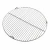 WILTEC Grille Acier Affiné Ronde 44,5 Cm Barbecue à Charbon De Bois /à Gaz Barbecue Avec Grill Pivotant