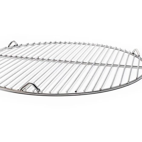 WILTEC Grille Acier Affiné Ronde 44,5 Cm Barbecue à Charbon De Bois /à Gaz Barbecue Avec Grill Pivotant 3 WILTEC Grille Acier Affiné Ronde 44,5 Cm Barbecue à Charbon De Bois /à Gaz Barbecue Avec Grill Pivotant – Image 3