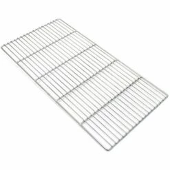 WILTEC Grille De Barbecue Acier Inoxydable Carrée 58 X 30 Cm Sans Rouille Barbecue à Charbon De Bois /à Gaz