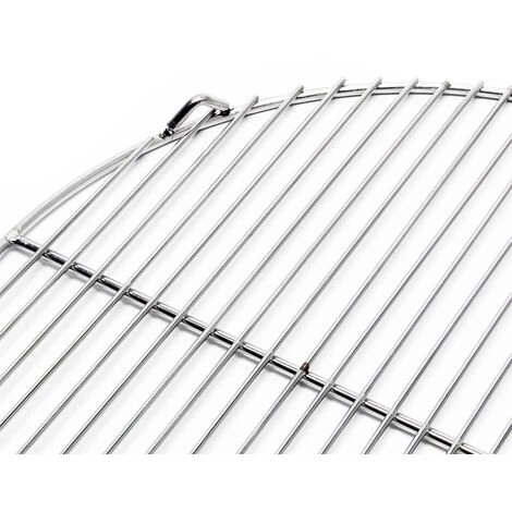 WILTEC Grille Acier Inoxydable Ronde 64,5 Cm Barbecue à Charbon De Bois /à Gaz Barbecue Avec Grill Pivotant 2 WILTEC Grille Acier Inoxydable Ronde 64,5 Cm Barbecue à Charbon De Bois /à Gaz Barbecue Avec Grill Pivotant – Image 2