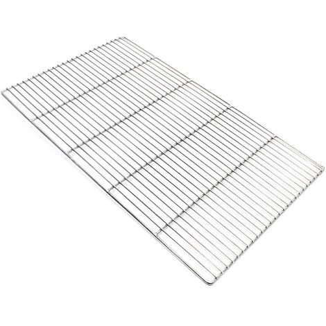 WILTEC Grille De Barbecue Acier Inoxydable Carrée 67 X 40 Cm Sans Rouille Barbecue à Charbon De Bois /à Gaz 1 WILTEC Grille De Barbecue Acier Inoxydable Carrée 67 X 40 Cm Sans Rouille Barbecue à Charbon De Bois /à Gaz
