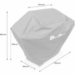 ALICE'S GARDEN Housse En Polyester Et PVC Pour Barbecues Au Gaz Athos. Treville 3. Treville 4. Bazin 3. Jules 4. Bernard - Noir 7 ALICE'S GARDEN Housse En Polyester Et PVC Pour Barbecues Au Gaz Athos. Treville 3. Treville 4. Bazin 3. Jules 4. Bernard - Noir -Accessoires de barbecue Soldes 44638734 4