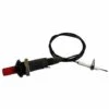 Kit D’allumage Piézo-électrique, Allumeur Piézo à Bouton-Poussoir Pour Gril, Barbecue, Cuisinière à Gaz, Avec Cable De 100cm Fontainebleau