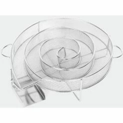 Générateur De Fumée Froide Pour Fumoir Fumage Viande Poisson ，Grille Barbecue 25*18*4cm Fontainebleau Argent