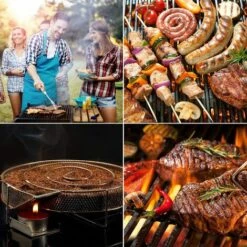 ALMI Générateur De Fumée Froide, Spirale En Acier Inoxydable Fumoir à Froid Pour Gril Bouilloire Fumeur BBQ Boîte De Fumoir De Granule Fumage Viande Poisson Avec 2 Brosse Nettoyage Et 4 Crochet 8 ALMI Générateur De Fumée Froide, Spirale En Acier Inoxydable Fumoir à Froid Pour Gril Bouilloire Fumeur BBQ Boîte De Fumoir De Granule Fumage Viande Poisson Avec 2 Brosse Nettoyage Et 4 Crochet -Accessoires de barbecue Soldes 45523327 4