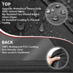 ALMI Housse Barbecue. Housse Bârbecue Gaz Bache De Protection BBQ Couverture 420D Tissu Oxford Étanche Résistant Aux UV Et Aux Larmes. Pour Weber. Holland. Jennair Etc(147x 61x122cm) 7 ALMI Housse Barbecue. Housse Bârbecue Gaz Bache De Protection BBQ Couverture 420D Tissu Oxford Étanche Résistant Aux UV Et Aux Larmes. Pour Weber. Holland. Jennair Etc(147x 61x122cm) -Accessoires de barbecue Soldes 45720001 3