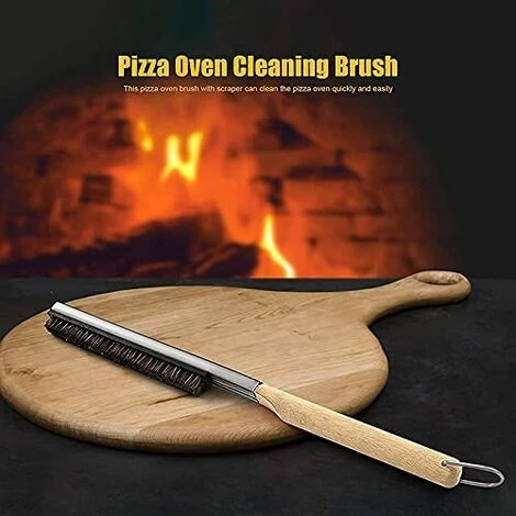 TINOR Brosse Pour Four À Pizza Brosse À Pizza En Bois Accessoires Pour Four À Pizza,Brosse De Nettoyage Pour Four À Pizza Avec Brosse À Pizza À Long Manche En Bois Accessoires 3 TINOR Brosse Pour Four À Pizza Brosse À Pizza En Bois Accessoires Pour Four À Pizza,Brosse De Nettoyage Pour Four À Pizza Avec Brosse À Pizza À Long Manche En Bois Accessoires – Image 3