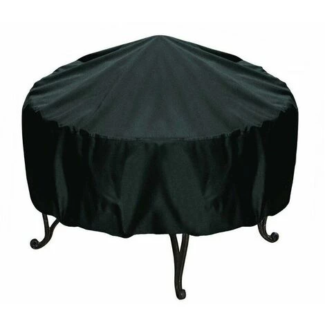 SUN FLOWER Housse De Protection Pour Brasero Rond - Étanche - Avec Cordon D'ourlet - Boucle De Dégagement Réglable - Protection UV - Protection Contre La Poussière - Pour Barbecue - 102 X 45 Cm,black 1 SUN FLOWER Housse De Protection Pour Brasero Rond - Étanche - Avec Cordon D'ourlet - Boucle De Dégagement Réglable - Protection UV - Protection Contre La Poussière - Pour Barbecue - 102 X 45 Cm,black