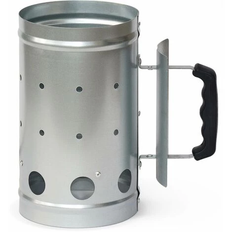 ALICE'S GARDEN Cheminée D’allumage Pour Barbecue Charbon De Bois - Allume Braises Démarrage Rapide - Gris 1 ALICE'S GARDEN Cheminée D’allumage Pour Barbecue Charbon De Bois - Allume Braises Démarrage Rapide - Gris