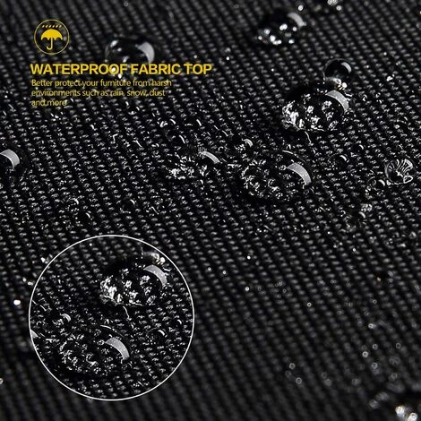 DENUOTOP Bache Table De Jardin Ronde Housse Pour Table De Jardin Imperméable Anti-UV Oxford Robuste Protection Table Extérieur 120*75cm 5 DENUOTOP Bache Table De Jardin Ronde Housse Pour Table De Jardin Imperméable Anti-UV Oxford Robuste Protection Table Extérieur 120*75cm – Image 5