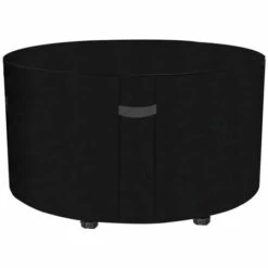 DENUOTOP Bache Table De Jardin Ronde Housse Pour Table De Jardin Imperméable Anti-UV Oxford Robuste Protection Table Extérieur 230*110cm