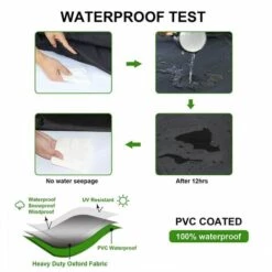 DENUOTOP Bache Table De Jardin Ronde Housse Pour Table De Jardin Imperméable Anti-UV Oxford Robuste Protection Table Extérieur 188*84cm 7 DENUOTOP Bache Table De Jardin Ronde Housse Pour Table De Jardin Imperméable Anti-UV Oxford Robuste Protection Table Extérieur 188*84cm -Accessoires de barbecue Soldes 46252177 3