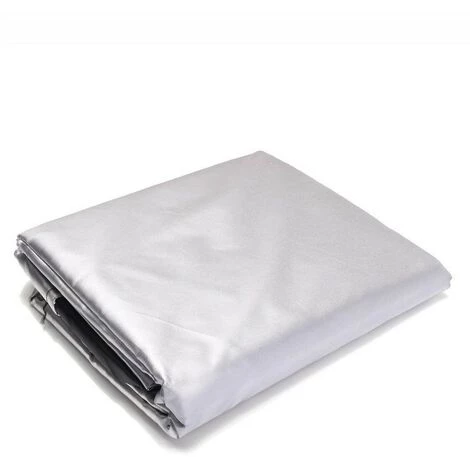 DENUOTOP Housse Salon De Jardin Avec, Iimperméable, Coupe-Vent, Anti-UV, Robuste Tissu Oxfor 210D Housse De Protection Pour Table Chaise Meubles,Argent -150*150*75CM 3 DENUOTOP Housse Salon De Jardin Avec, Iimperméable, Coupe-Vent, Anti-UV, Robuste Tissu Oxfor 210D Housse De Protection Pour Table Chaise Meubles,Argent -150*150*75CM – Image 3