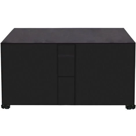 DENUOTOP Noir Housse De Table Jardin Rectangulaire Housse Salon De Jardin Imperméable, 420D Anti-UV Housse De Protection Salon Bache Table Exterieur Avec PoignéE De Transport Et FenêTre De Ventilation—190*135*90CM 1 DENUOTOP Noir Housse De Table Jardin Rectangulaire Housse Salon De Jardin Imperméable, 420D Anti-UV Housse De Protection Salon Bache Table Exterieur Avec PoignéE De Transport Et FenêTre De Ventilation—190*135*90CM