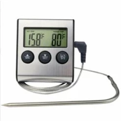 ELLE Thermomètre BBQ - Thermomètre BBQ Sonde De Cuisson Des Aliments Pour Viande Thermomètre Avec Minuterie Outil De Mesure De La Température 8 ELLE Thermomètre BBQ - Thermomètre BBQ Sonde De Cuisson Des Aliments Pour Viande Thermomètre Avec Minuterie Outil De Mesure De La Température -Accessoires de barbecue Soldes 46749409 4
