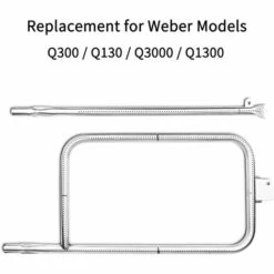 GFTIME 65032 Tube Brûleur 61.6 CM X 26.4 CM Pour Weber Q300 Series Q320, Q3000, Q3200, Barbecue Gaz Pièces Détachées Acier Inoxydable Accessoire Pour 404341, 57060001, 586002 8 GFTIME 65032 Tube Brûleur 61.6 CM X 26.4 CM Pour Weber Q300 Series Q320, Q3000, Q3200, Barbecue Gaz Pièces Détachées Acier Inoxydable Accessoire Pour 404341, 57060001, 586002 -Accessoires de barbecue Soldes 47248744 4