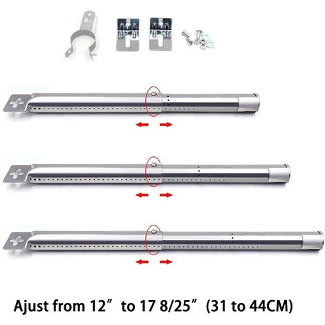 GFTIME 31 à 44cm Tube De Brûleur Réglable Pour Campingaz, Blooma, Charbroil, Barbecook, Landmann, Broil King, Napoleon, FirePlus, Fire Mountain, Universelle Brûleur à Gaz Pièce De Rechange 2 GFTIME 31 à 44cm Tube De Brûleur Réglable Pour Campingaz, Blooma, Charbroil, Barbecook, Landmann, Broil King, Napoleon, FirePlus, Fire Mountain, Universelle Brûleur à Gaz Pièce De Rechange – Image 2