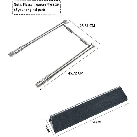 GFTIME 69785 Brûleur Avec 7635 Flavor Barre Accessoire Pour Weber Spirit 200 Serie Weber Spirit I & II 200, E210 E220 S210 S220 Gaz Grill (Avec Boutons De Commande Avant) 2 GFTIME 69785 Brûleur Avec 7635 Flavor Barre Accessoire Pour Weber Spirit 200 Serie Weber Spirit I & II 200, E210 E220 S210 S220 Gaz Grill (Avec Boutons De Commande Avant) – Image 2