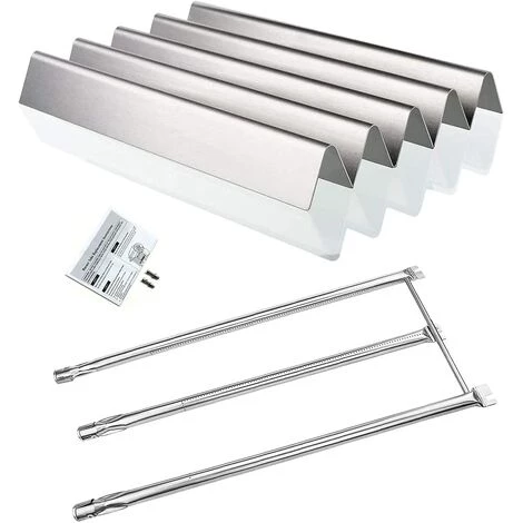 GFTIME 57CM Flavorizer Bar & 71CM Brûleur Pour Weber Spirit 300 Series 3 Brûleurs( Avec Bouton De Commande Latéral), Spirit E310 E320, Weber 700 900, Pour Weber 7508, 7537 Pièces De Rechange Plaque Chauffante En Acier Inoxydable 1 GFTIME 57CM Flavorizer Bar & 71CM Brûleur Pour Weber Spirit 300 Series 3 Brûleurs( Avec Bouton De Commande Latéral), Spirit E310 E320, Weber 700 900, Pour Weber 7508, 7537 Pièces De Rechange Plaque Chauffante En Acier Inoxydable