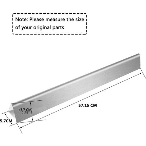 GFTIME 57CM Flavorizer Bar & 71CM Brûleur Pour Weber Spirit 300 Series 3 Brûleurs( Avec Bouton De Commande Latéral), Spirit E310 E320, Weber 700 900, Pour Weber 7508, 7537 Pièces De Rechange Plaque Chauffante En Acier Inoxydable 3 GFTIME 57CM Flavorizer Bar & 71CM Brûleur Pour Weber Spirit 300 Series 3 Brûleurs( Avec Bouton De Commande Latéral), Spirit E310 E320, Weber 700 900, Pour Weber 7508, 7537 Pièces De Rechange Plaque Chauffante En Acier Inoxydable – Image 3