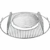 GFTIME Ø 54,5cm 8835 Barbecue Grille De Cuisson Pour Grilles à Charbon Weber Ø 57CM, Grilles De Cuisson Remplacement à Charnière Pour Gourmet BBQ System, Wok Et Grille à Brûler