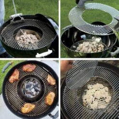 GFTIME Ø 54,5cm 8835 Barbecue Grille De Cuisson Pour Grilles à Charbon Weber Ø 57CM, Grilles De Cuisson Remplacement à Charnière Pour Gourmet BBQ System, Wok Et Grille à Brûler 8 GFTIME Ø 54,5cm 8835 Barbecue Grille De Cuisson Pour Grilles à Charbon Weber Ø 57CM, Grilles De Cuisson Remplacement à Charnière Pour Gourmet BBQ System, Wok Et Grille à Brûler -Accessoires de barbecue Soldes 47364281 4