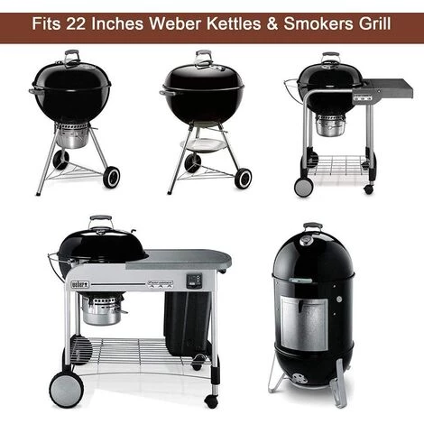 GFTIME 8835 54,3 CM Grilles De Cuisson Gourmet BBQ System Fonte Pour Barbecues Au Charbon De Bois Weber 57 CM, Grilles De Barbecue De 22 1/2 Pouces Remplace Pour Weber 8835, Pièce De Rechange Weber One-Touch 3 GFTIME 8835 54,3 CM Grilles De Cuisson Gourmet BBQ System Fonte Pour Barbecues Au Charbon De Bois Weber 57 CM, Grilles De Barbecue De 22 1/2 Pouces Remplace Pour Weber 8835, Pièce De Rechange Weber One-Touch – Image 3